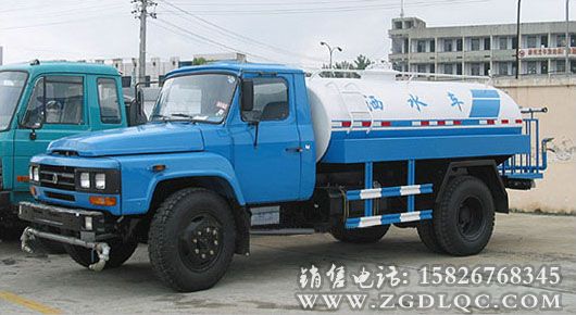 東風尖頭汽油機灑水車