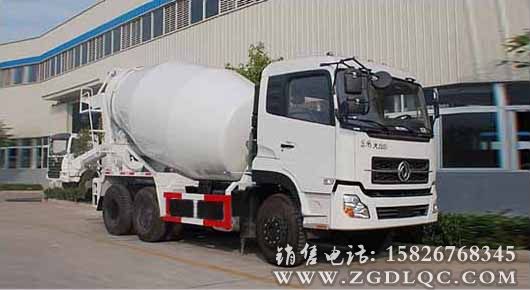 東風天龍雙橋混凝土攪拌運輸車